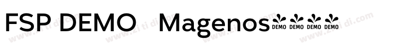 FSP DEMO   Magenos字体转换